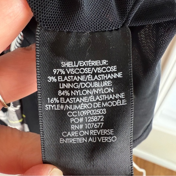 Alice + Olivia Delora Turtleneck Mini Dress in Freedom Plaid Black New Size 10 - Picture 14 of 15